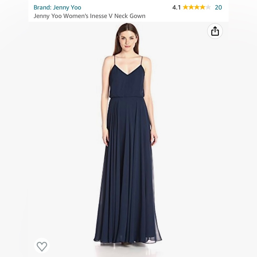 Inesse Jenny Yoo dress in Navy